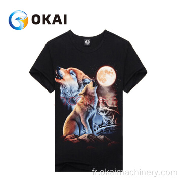 2022 OKAI CMJN + W 5 couleurs T-shirt Machine d&#39;impression